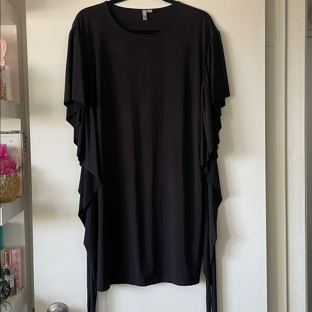 ASOS flutter sleeve shirt dress